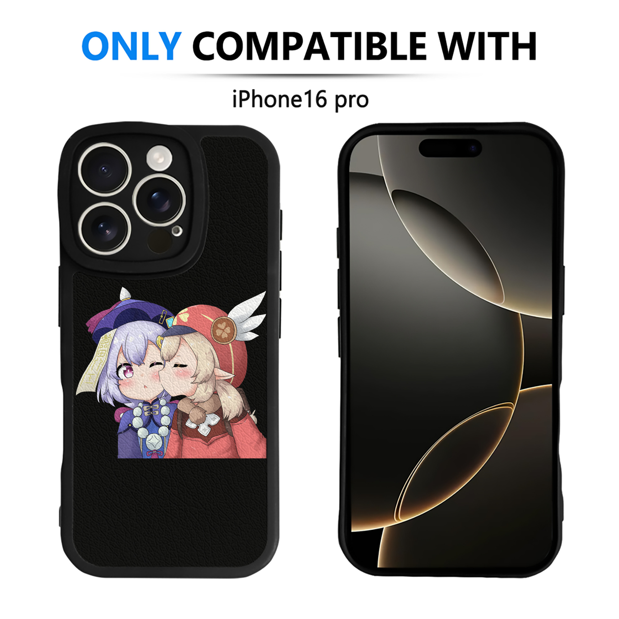 げんし神 七七 なな  genshin Nana 【iPhone 16シリーズ対応】シリコンスマホケース（レザー調） 材質：シリコン